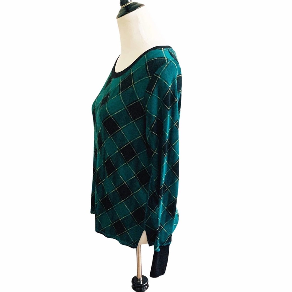 Victoria’s Secret Pajama Lounge Top Green Size Small - Picture 2 of 12